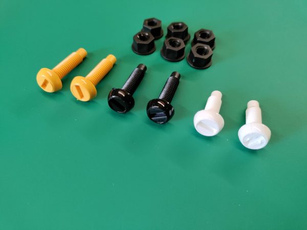 NUMBER PLATE SCREW KIT - PLASTIC