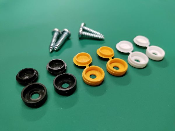 NUMBER PLATE SCREW KIT - SCREWS/CAPS - Image 3