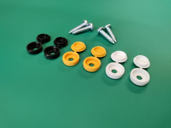 NUMBER PLATE SCREW KIT - SCREWS/CAPS - Image 4