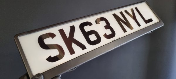 NUMBER PLATE HOLDER - BLACK