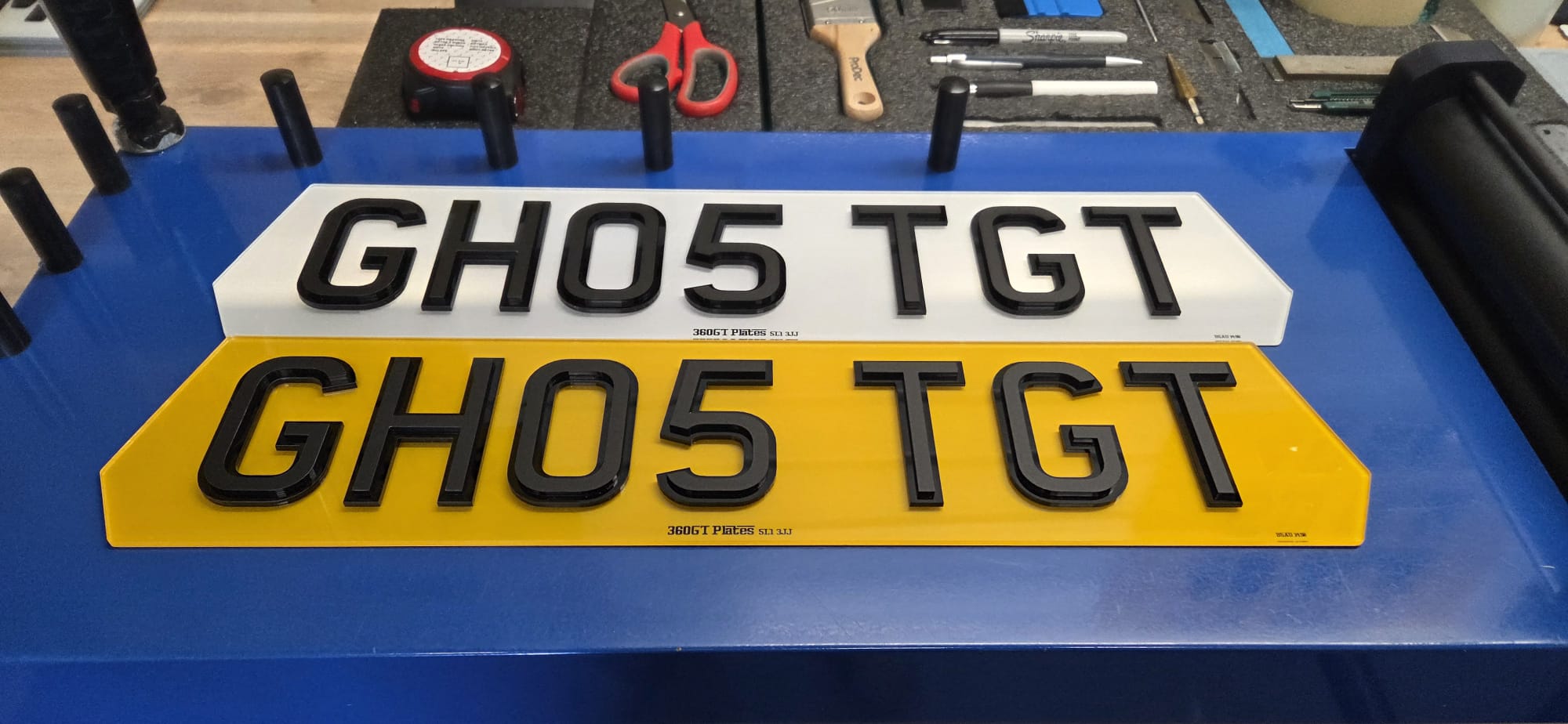 4D Shadow Registration Plates